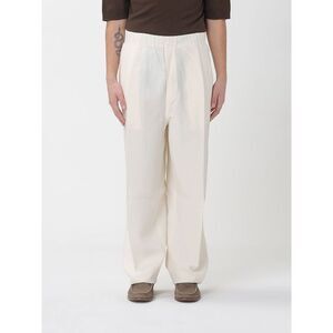 Laneus Men Wide-Leg Trousers Laneus In Linen Blend